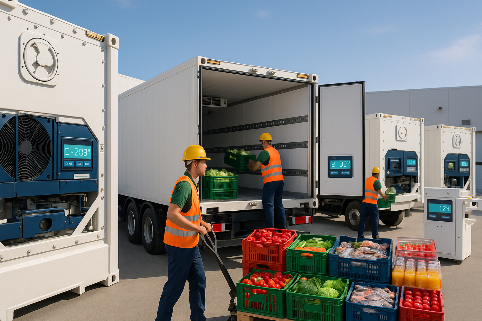 چگونه از ظروف سردخانه در لجستیک مواد غذایی و نوشیدنی استفاده می شود؟