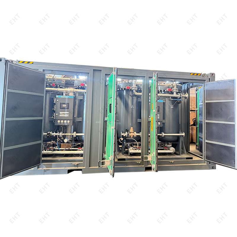 ظرف 20 فوت سفارشی تجهیزات نیتروژن - کابین کار مدولار برای مصارف صنعتی و فراساحلی